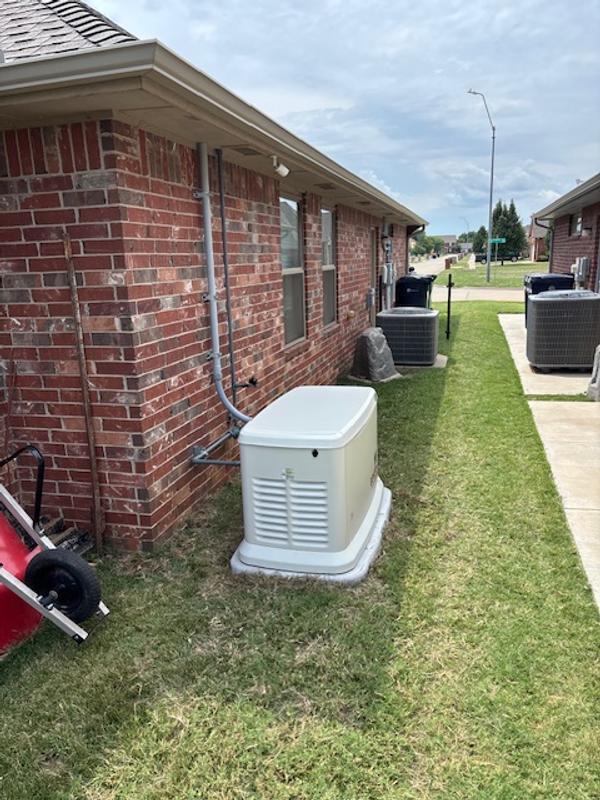 Standby generator installation in Richmond VA