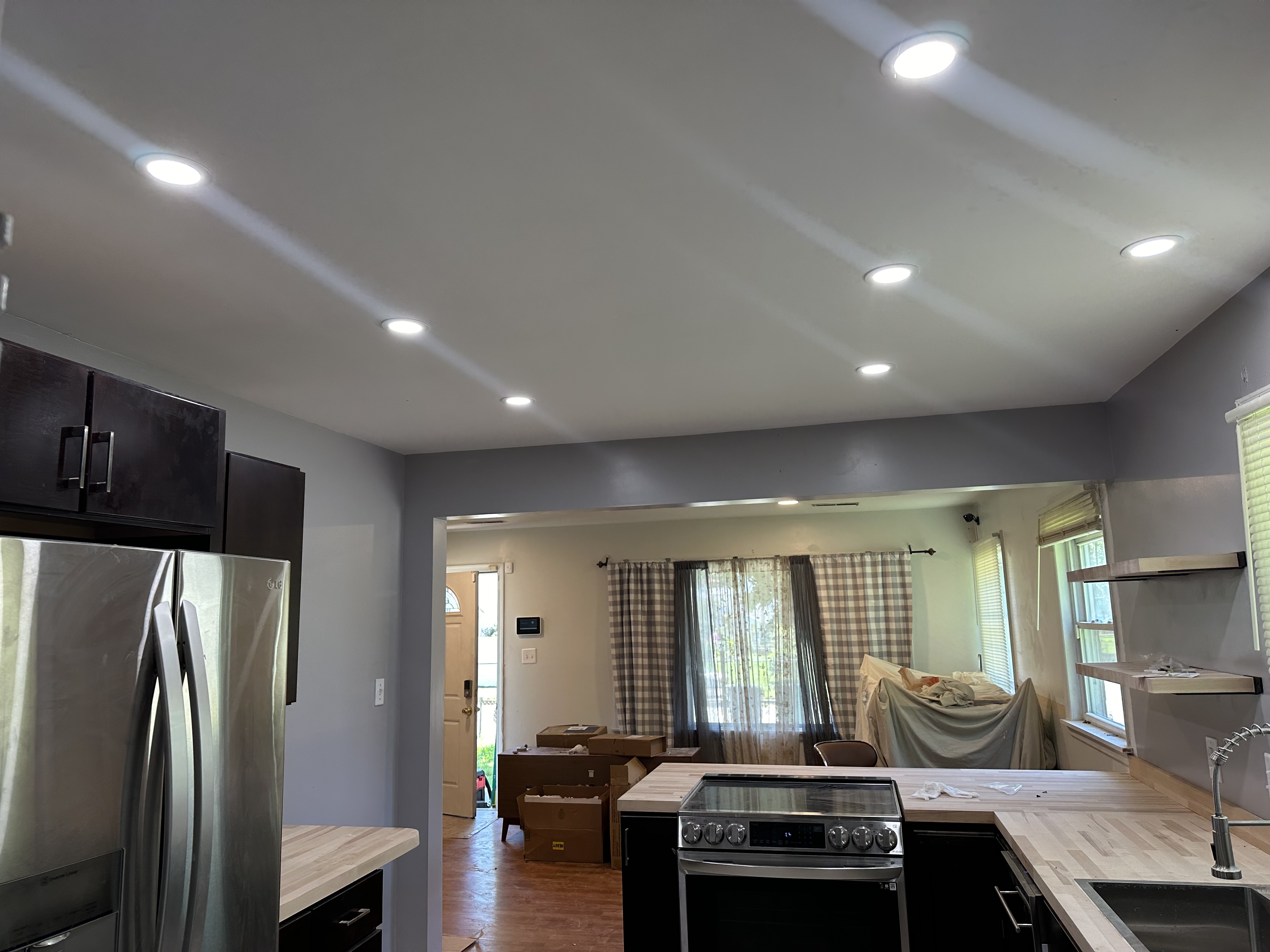 Recessed lighting installation in Richmond VA
